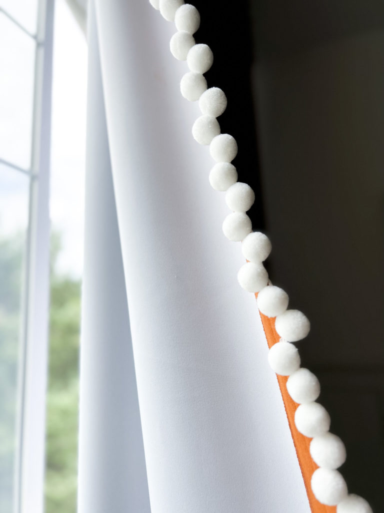Curtain white side