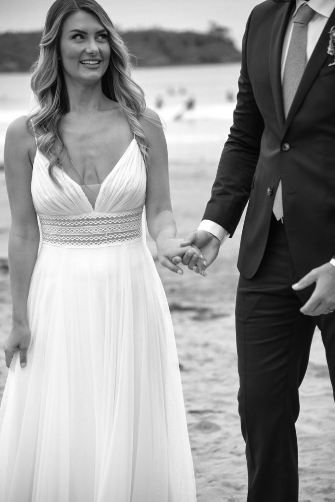 Holding hands