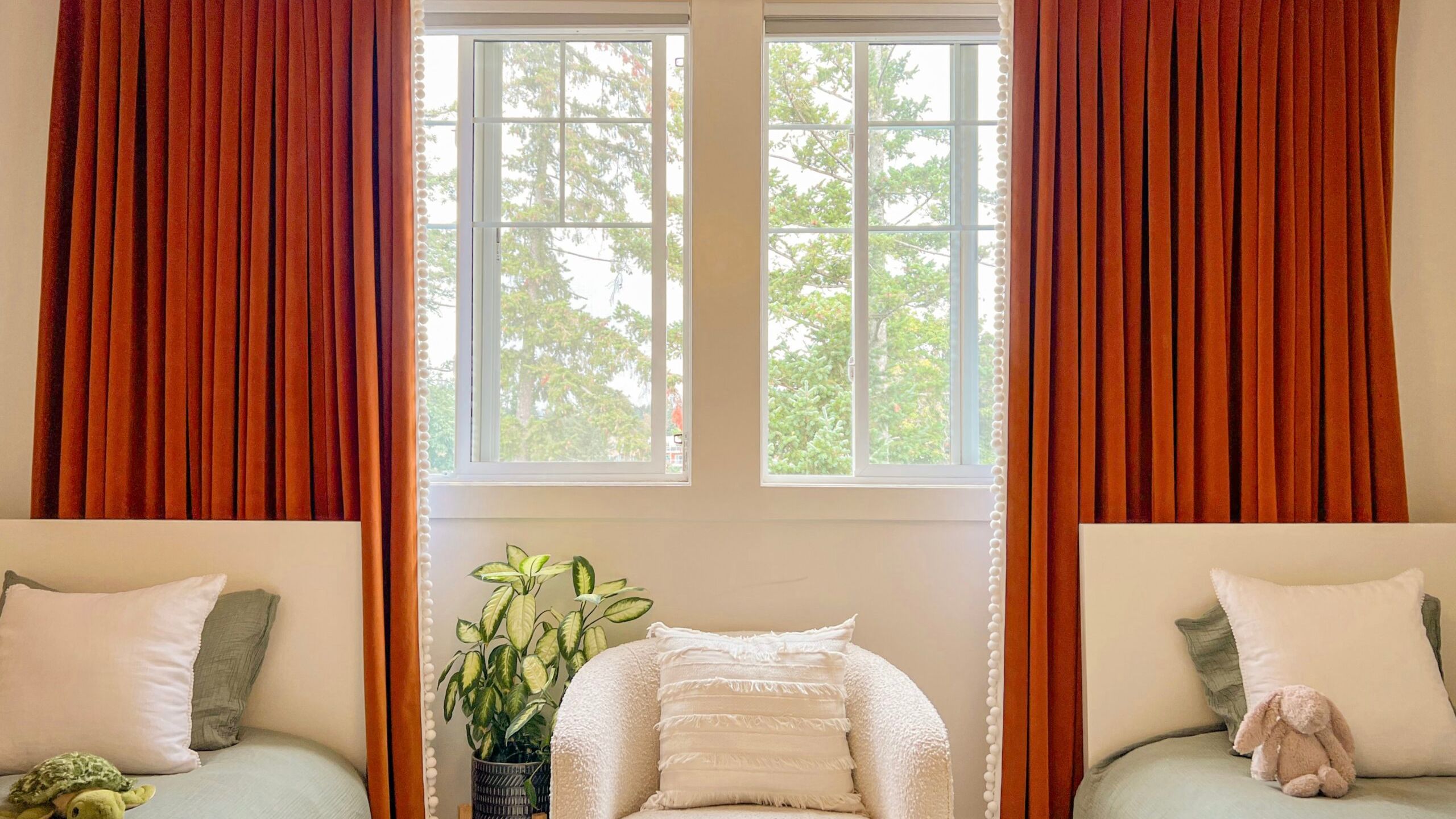 Red curtain